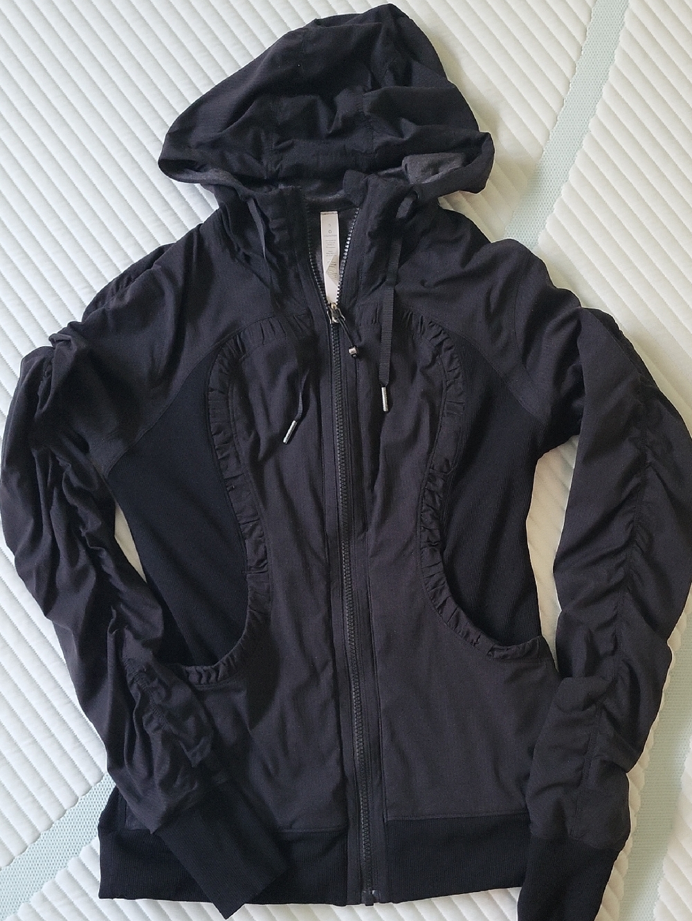 lululemon athletica Black Hooded Zip-Up Jacket